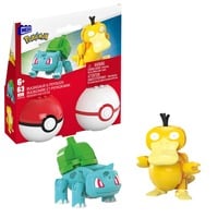 Image of MEGA Pokémon Poké Ball - Bulbasaur und Psyduck, Konstruktionsspielzeug