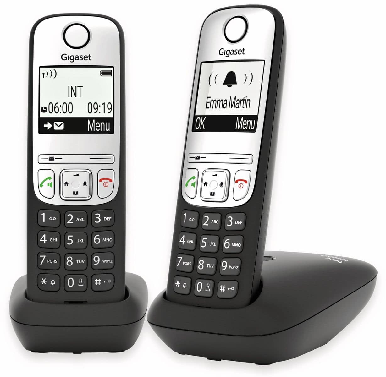 Image of GIGASET DECT-Telefon A690 Duo, schwarz