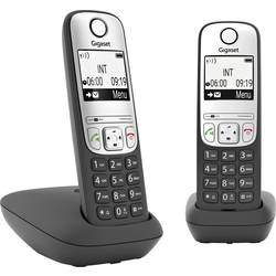Image of Gigaset A690 Duo DECT Schnurloses Telefon analog Freisprechen, mit Basis, Wahlwiederholung Schwarz