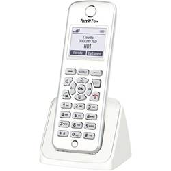 Image of AVM FRITZ!Fon M2 Schnurloses Telefon VoIP Babyphone, Freisprechen Beleuchtetes Display Weiß, Silber