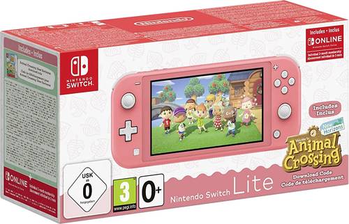 Image of Nintendo Switch Lite Koralle Animal Crossing: New Horizons Edition