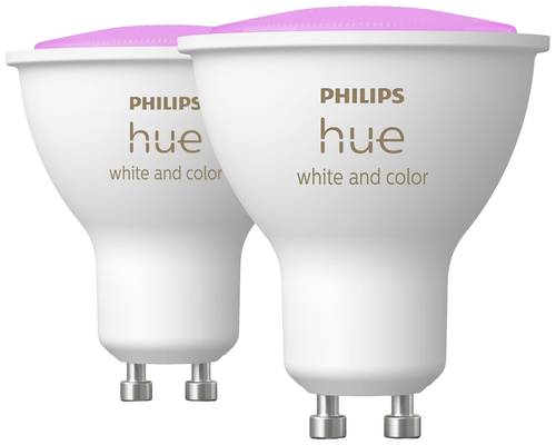 Image of Philips Lighting Hue LED-Leuchtmittel (2er-Set) 871951434008400 EEK: G (A - G) Hue White & Col. Amb.
