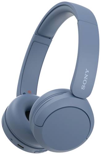 Image of Sony WH-CH520 On Ear Headset Bluetooth® Stereo Blau Mikrofon-Rauschunterdrückung Batterieladeanzei