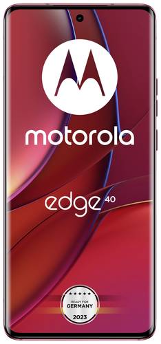 Image of Motorola edge40 5G Smartphone 256GB 16.6cm (6.55 Zoll) Magenta Android™ 13 Dual-SIM
