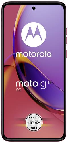 Image of Motorola moto g84 5G 5G Smartphone 256GB 16.6cm (6.55 Zoll) Magenta Android™ 13 Dual-SIM