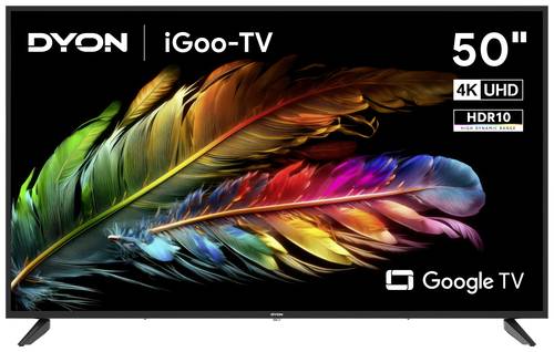 Image of Dyon iGoo-TV 50U LED-TV 127cm 50 Zoll EEK F (A - G) CI+, DVB-C, DVB-S2, DVB-T2, Smart TV, UHD, WLAN