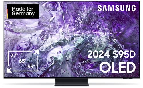 Image of Samsung OLED 4K S95D OLED-TV 165.1cm 65 Zoll EEK F (A - G) CI+, DVB-T2 HD, WLAN, UHD, Smart TV Schwa