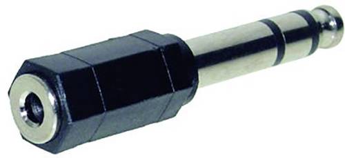 Image of TRU Components Klinken-Adapter Klinkenstecker 6.35mm - Klinkenbuchse 3.5mm Stereo, Mono Polzahl:3, 2