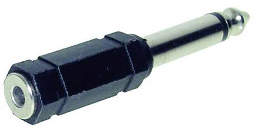 Image of TRU Components Klinken-Adapter Klinkenstecker 6.35mm - Klinkenbuchse 3.5mm Mono Polzahl:2