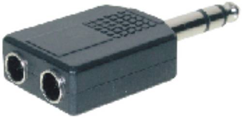 Image of TRU Components Klinken-Adapter Klinkenstecker 6.35mm - Klinkenbuchse 6.35mm Stereo Polzahl (num):3 1