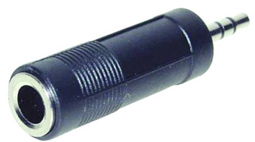 Image of TRU Components Klinken-Adapter Klinkenstecker 3.5mm - Klinkenbuchse 6.35mm Stereo Polzahl:3