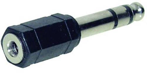 Image of TRU Components Klinken-Adapter Klinkenstecker 6.35mm - Klinkenbuchse 3.5mm Stereo Polzahl:3