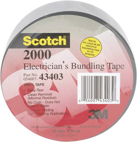 Image of Scotch 2000 SCOTCH2000 PVC-Klebeband Scotch® 2000 Grau (L x B) 46m x 50mm 1St.