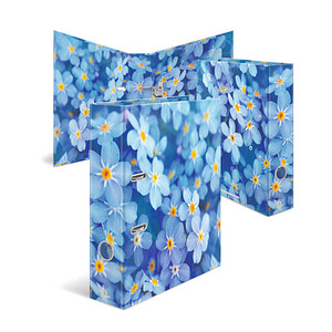 Image of HERMA Herma Ordner Blue Flowers Motivordner 7,0 cm DIN A4
