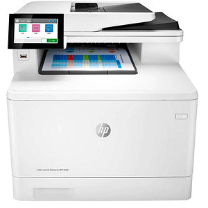 Image of HP Color LaserJet Enterprise M480f 4 in 1 Farblaser-Multifunktionsdrucker weiß