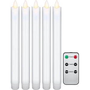 Image of 5 goobay LED-Kerzen weiß