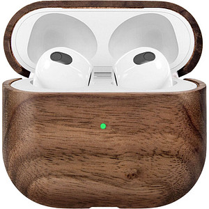 Image of WOODCESSORIES AirCase Schutzhülle für Apple AirPods 1. Gen, AirPods 2. Gen, AirPods 3. Gen walnuss