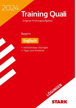Image of STARK Lösungen zu Training Abschlussprüfung Quali Mittelschule 2024 - Englisch 9. Klasse - Bayern