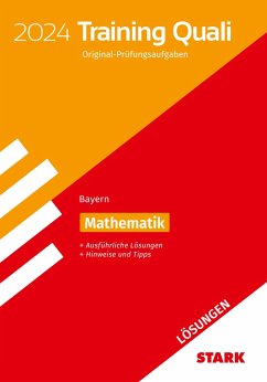 Image of STARK Lösungen zu Training Abschlussprüfung Quali Mittelschule 2024 - Mathematik 9. Klasse - Bayern