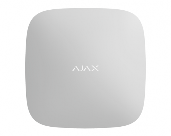 Image of AJAX Hub Funk-Alarmzentrale GSM und Ethernet weiss