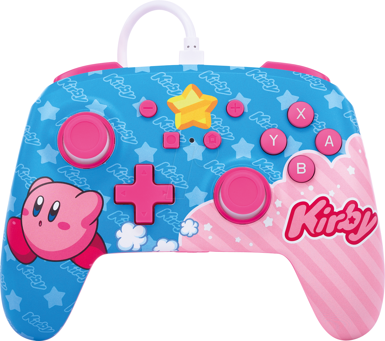 Image of Enhanced Wired Controller Kirby Analog Gamepad Nintendo Switch Kabelgebunden (Mehrfarbig) (Mehrfarbig)