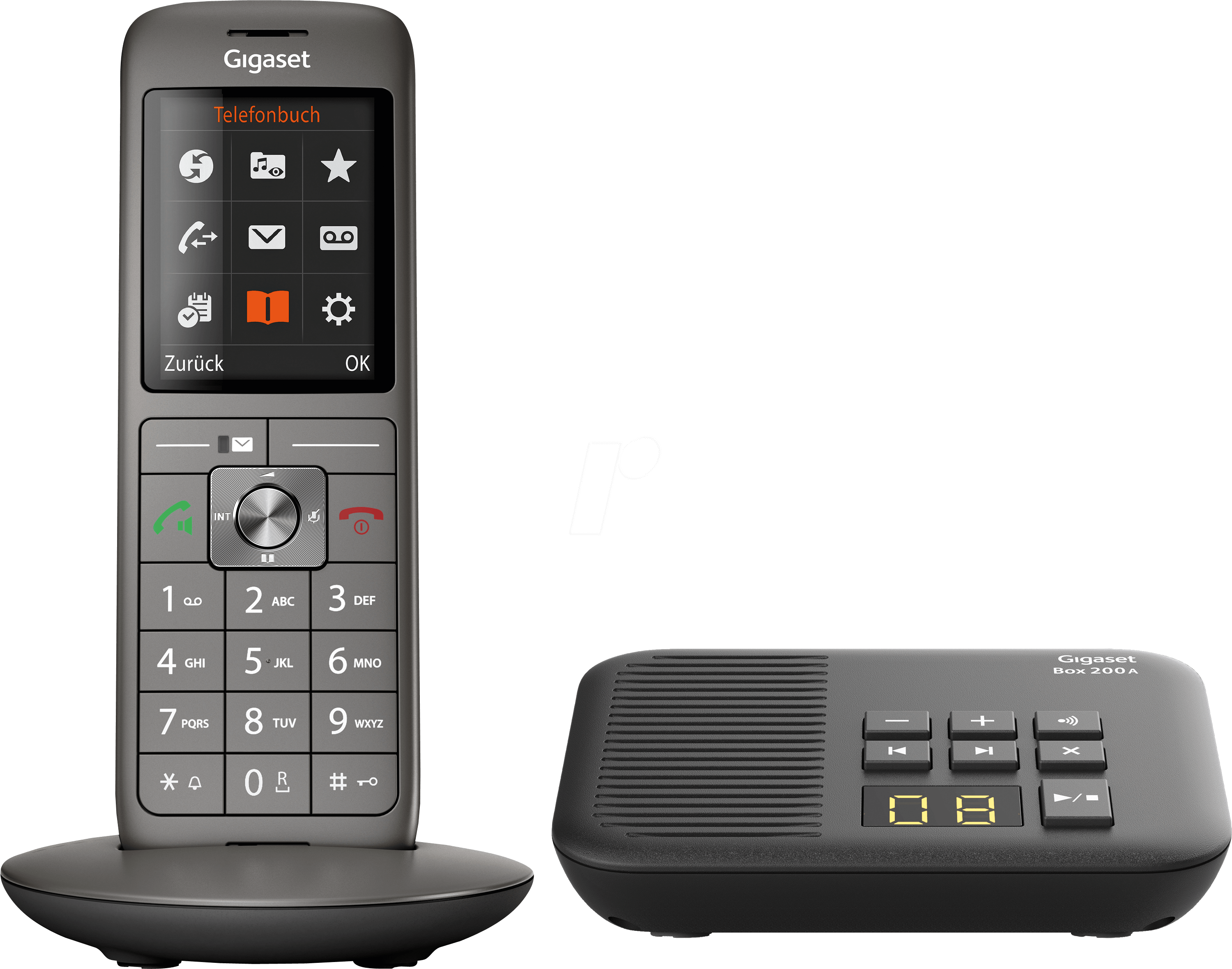 Image of GIGASET CL660A - DECT Telefon, 1 Mobilteil mit Ladeschale, AB, schwarz