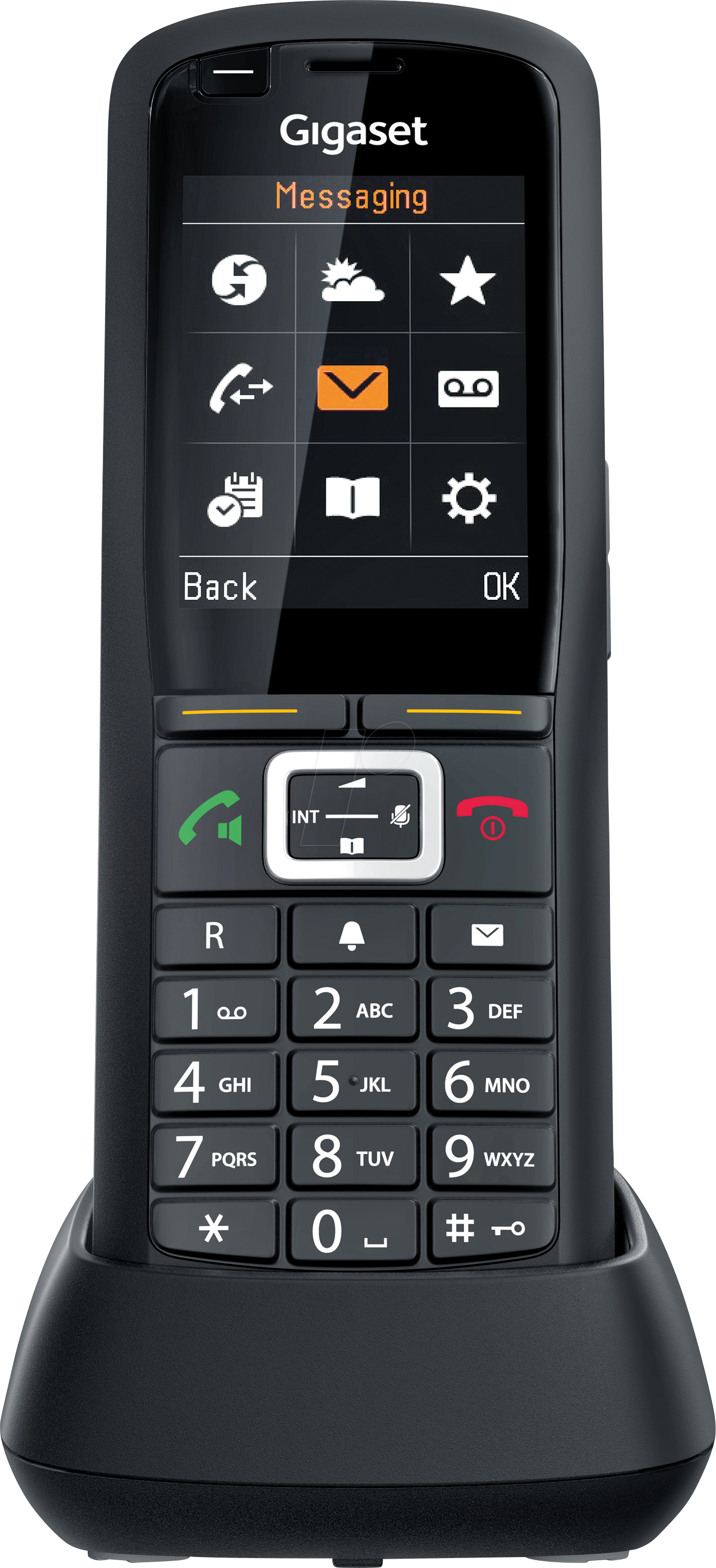 Image of GIGASET R700HP - DECT-Telefon, 1 Mobilteil mit Ladeschale, schwarz