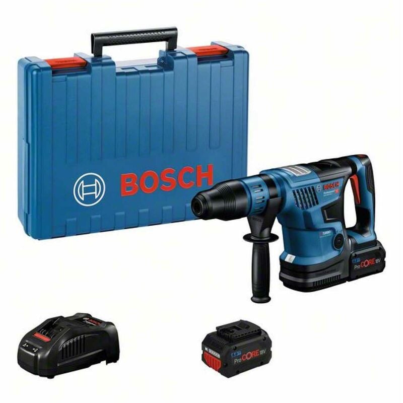 Image of Bosch - Professional Akku-Bohrhammer biturbo gbh 18V-36 c, SDS-max, incl. 2x Akku ProCORE 8 Ah, Schnellladegerät, Zubehör, Handwerkerkoffer