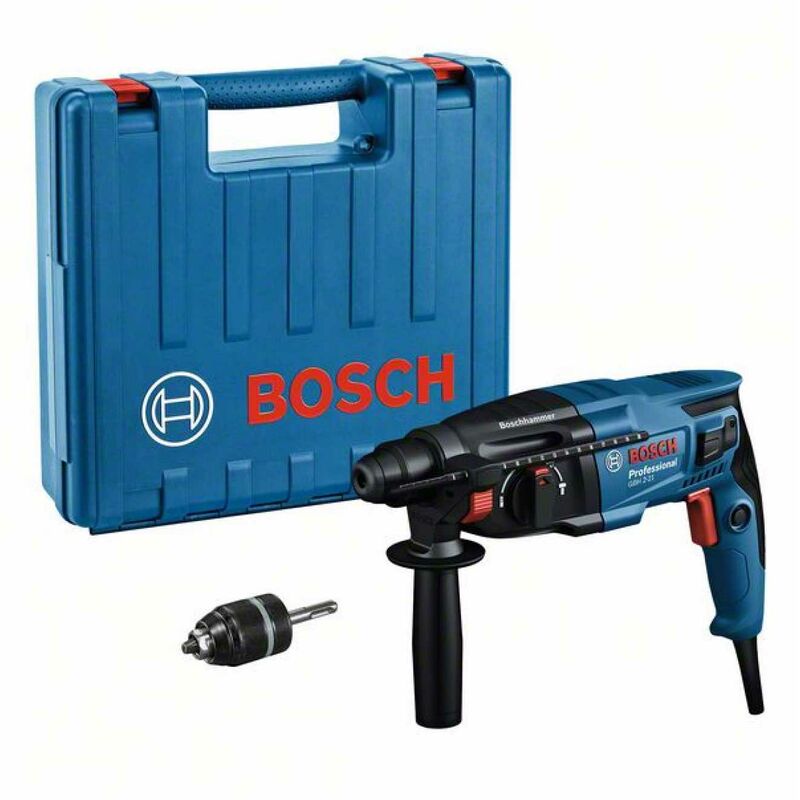 Image of Bosch - Professional Bohrhammer gbh 2-21, SDS-plus, incl. Zubehör, Handwerkerkoffer