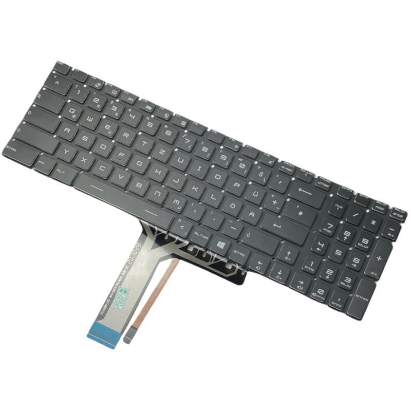 Image of Trade-shop - Original Laptop Notebook Tastatur Deutsch qwertz für msi SteelSeries GS60 GS70 GE62 GE72 ersetzt nsk-fcabn 9Z.NEKBN.A1D / rgb Backlit