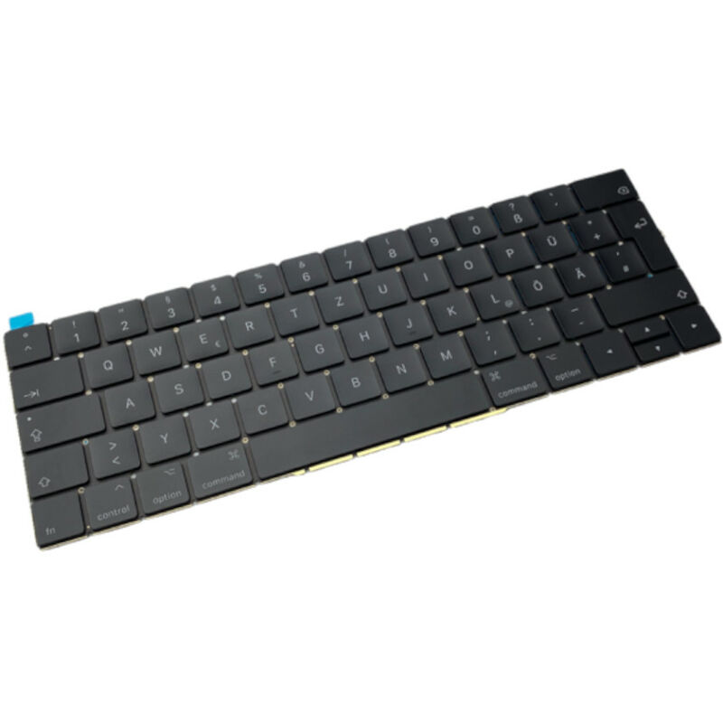 Image of Trade-shop - Laptop Notebook Tastatur Keyboard Deutsch qwertz kompatibel mit Apple MacBook Pro 15 Retina A1707 / mit Backlight, ohne Rahmen