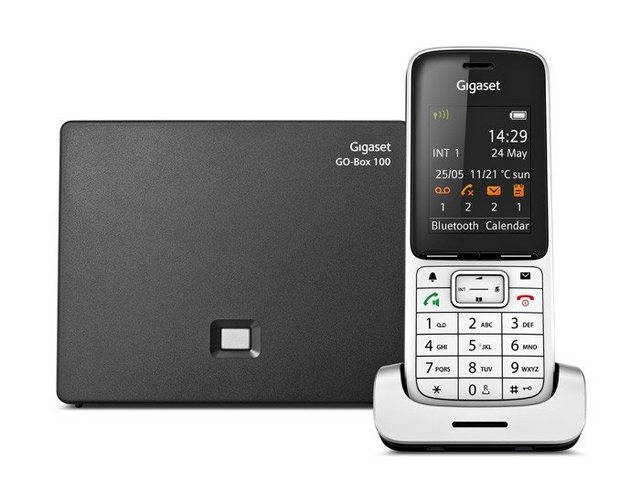 Image of Gigaset »SL450 A GO« Schnurloses DECT-Telefon (Mobilteile: 1, LAN (Ethernet), Bluetooth, Anrufbeantworter, Weckfunktion, Freisprechen)
