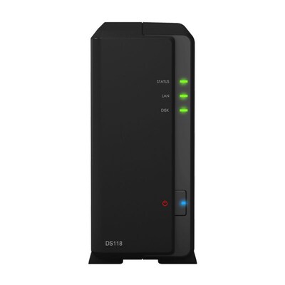Image of Synology DS118 NAS System 1-Bay 4TB inkl 1x 4TB Seagate ST4000VN006