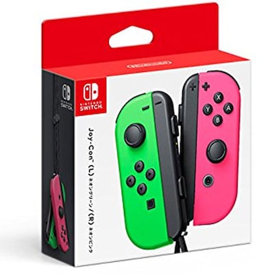 Image of Joy Con 2er Set Controller neon-grün / neon-pink Analog / Digital Analog / Digital Gamepad Nintendo Switch kabellos (Schwarz, Grün, Pink)