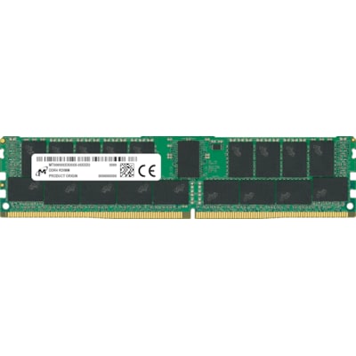 Image of 64GB (1x64GB) MICRON RDIMM DDR4-3200, CL22-22-22, reg ECC, dual ranked x4