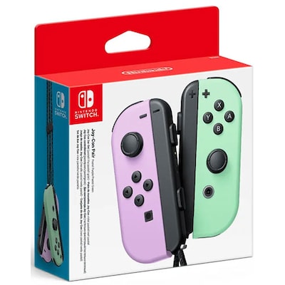 Image of 10011584 Joy-Con 2er Set Analog / Digital Gamepad Nintendo Switch, Nintendo Switch OLED kabellos (Grün, Violett) (Grün, Violett)