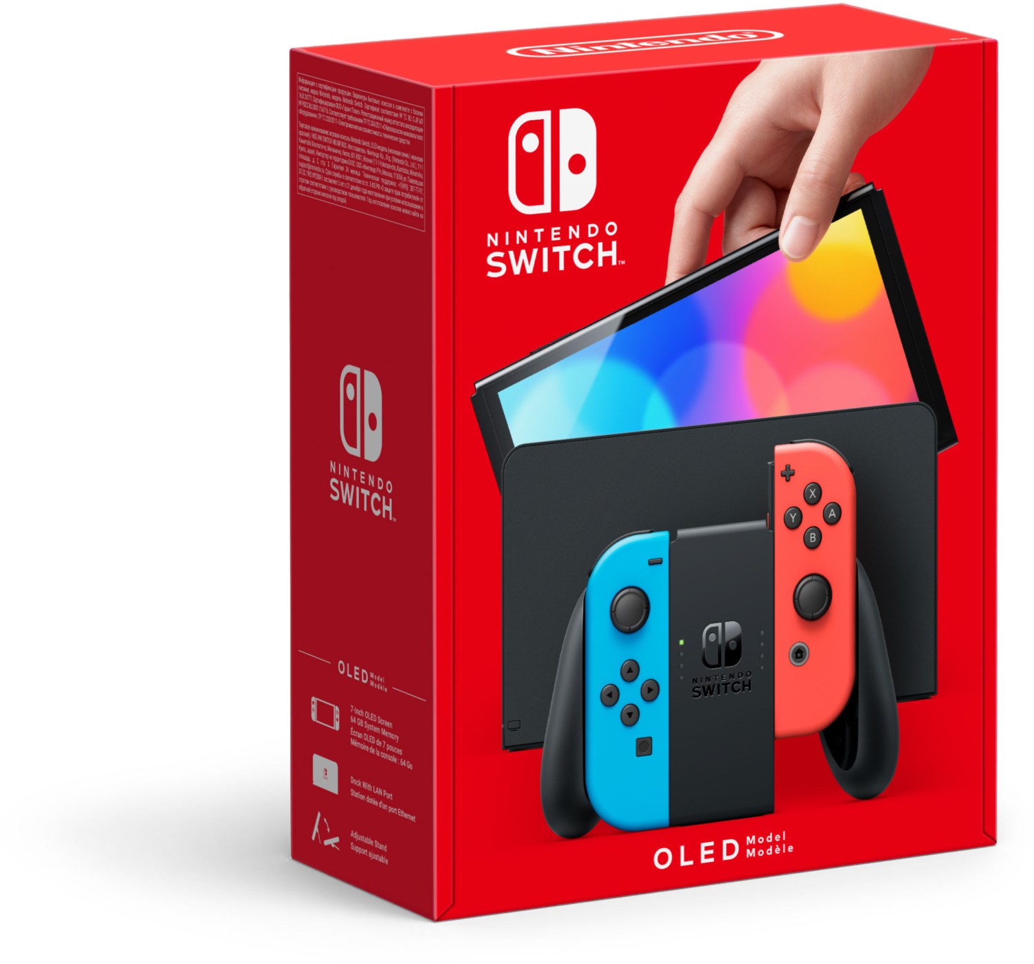 Image of Nintendo Switch (OLED-Modell) Neon-Rot/Neon-Blau