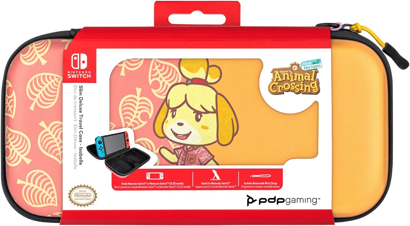 Image of Slim Deluxe Travel Case Animal Crossing Isabelle