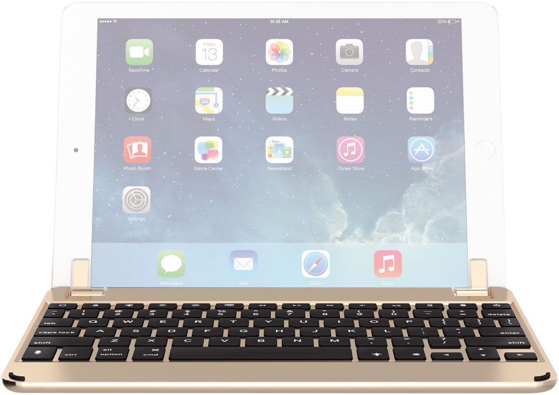 Image of Bluetooth Tastatur für iPad Pro 9,7"/iPad Air/iPad 5th Gen. gold