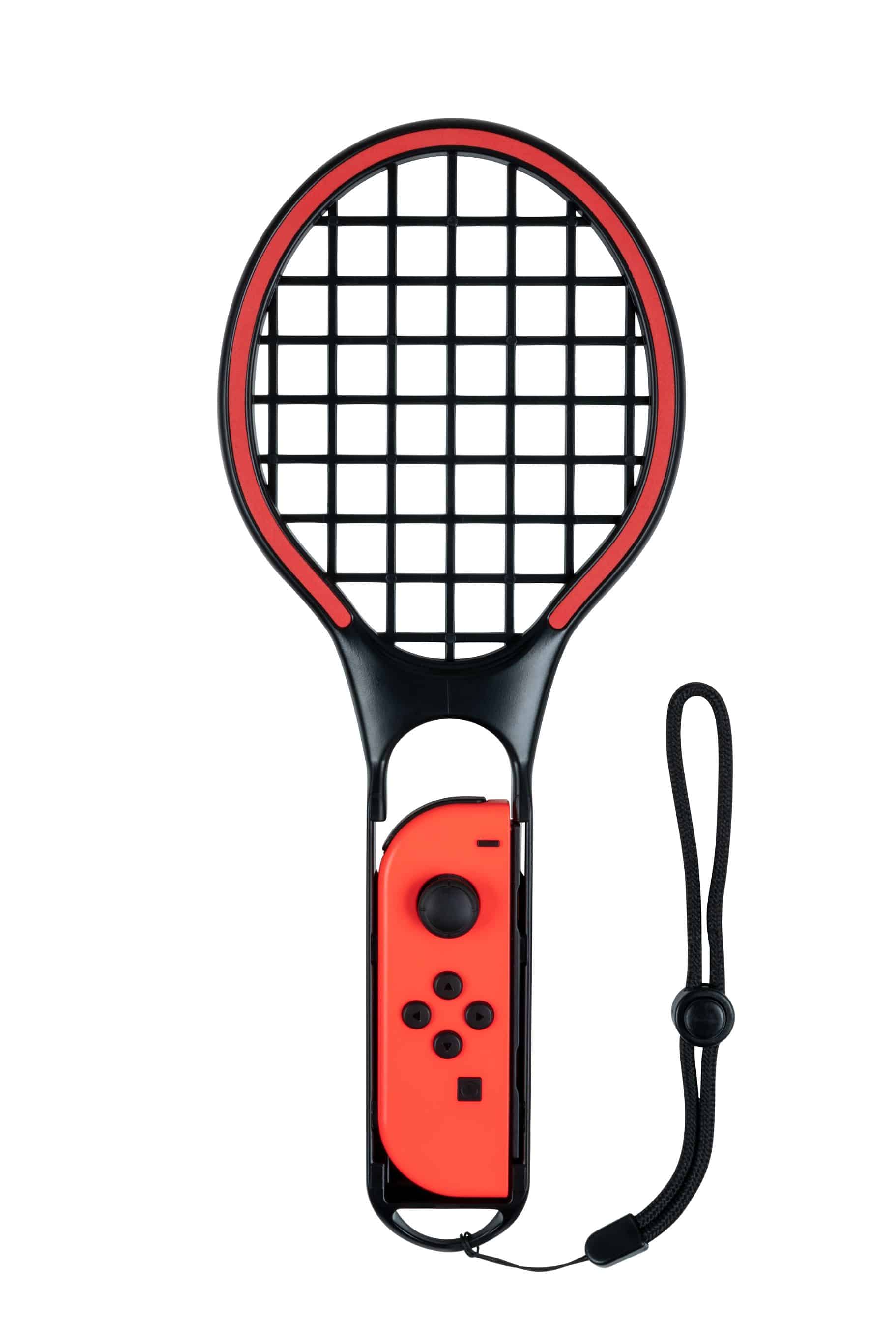 Image of Joy-Con Tennis Rackets Kit Speziell Nintendo Switch Nintendo Switch, Nintendo Switch OLED kabellos (Schwarz, Blau, Rot) (Schwarz, Blau, Rot)