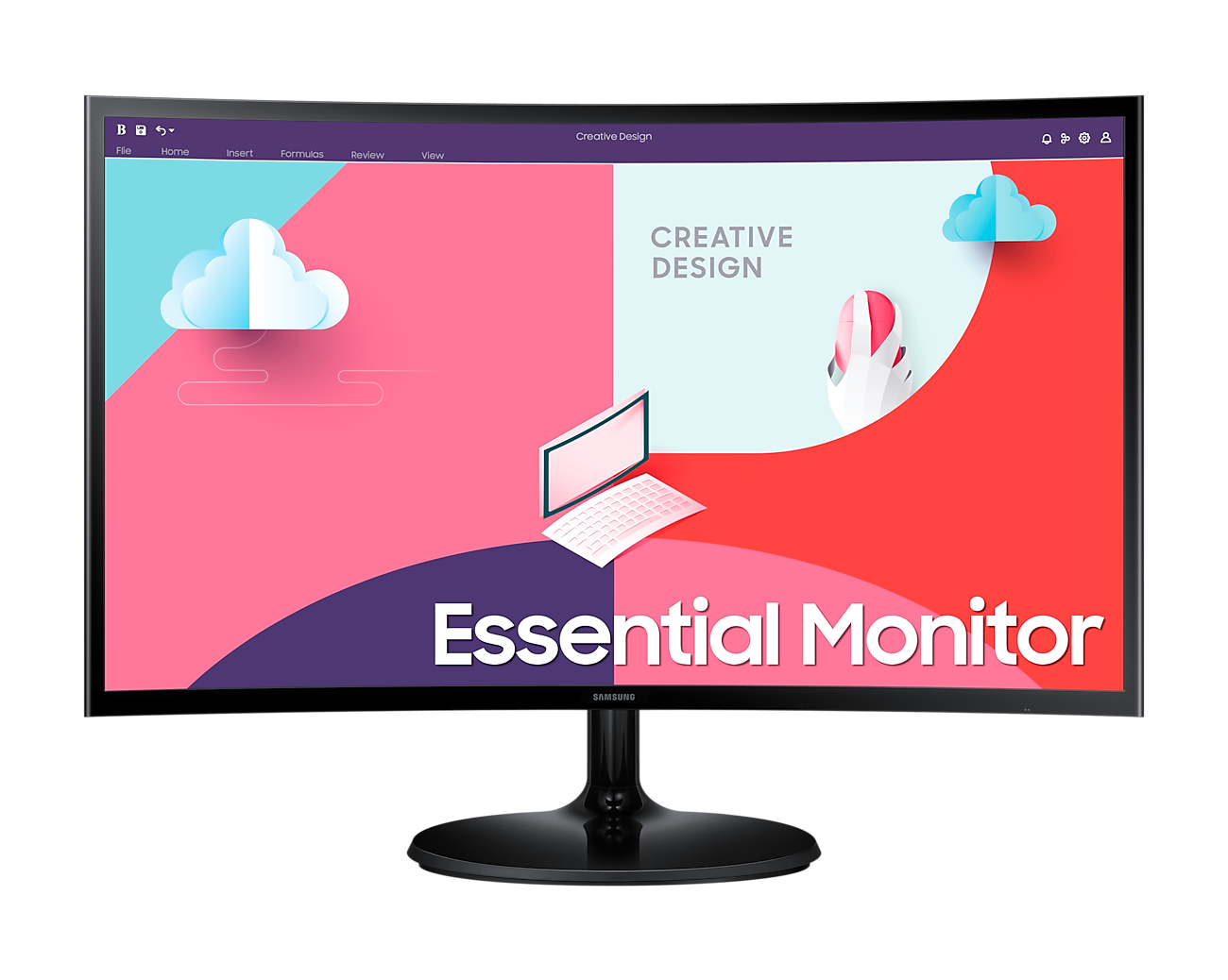 Image of Essential Monitor S36C Full HD Monitor 68,6 cm (27 Zoll) EEK: E 16:9 4 ms 250 cd/m² (Schwarz) (Schwarz) (Versandkostenfrei)