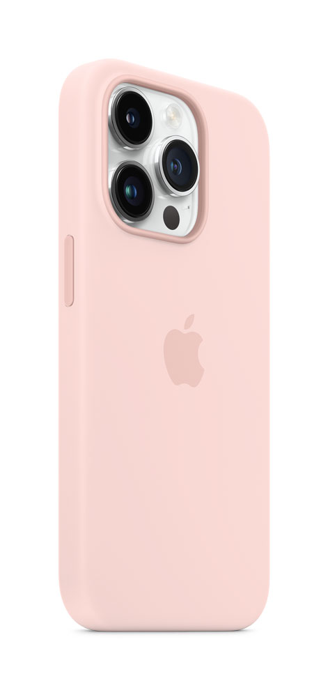 Image of Apple - Case für Mobiltelefon - mit MagSafe - Silikon - Chalk Pink - für iPhone 14 Pro (MPTH3ZM/A)