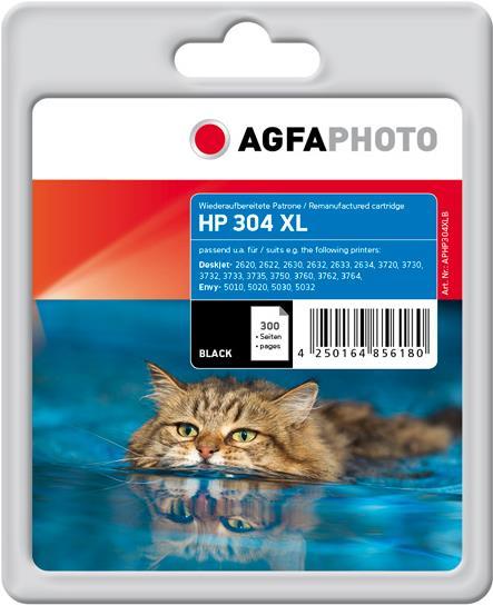 Image of AgfaPhoto - Schwarz - kompatibel - wiederaufbereitet - Tintenpatrone - für HP AMP 130, Deskjet 26XX, 37XX, ENVY 50XX