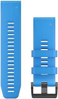 Image of Garmin QuickFit - Uhrarmband für Smartwatch - Cyanblau - für D2, Descent Mk1, fenix 5X, Foretrex 601, 701, tactix Charlie, Delta, Delta - Solar Edition