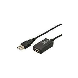 Image of Digitus ASSMANN - USB-Verlängerungskabel - USB Typ A, 4-polig (M) - USB Typ A, 4-polig (W) - 5 m (USB / Hi-Speed USB) - aktives Kabel (Signalregenerierung) (DA-70130-4)