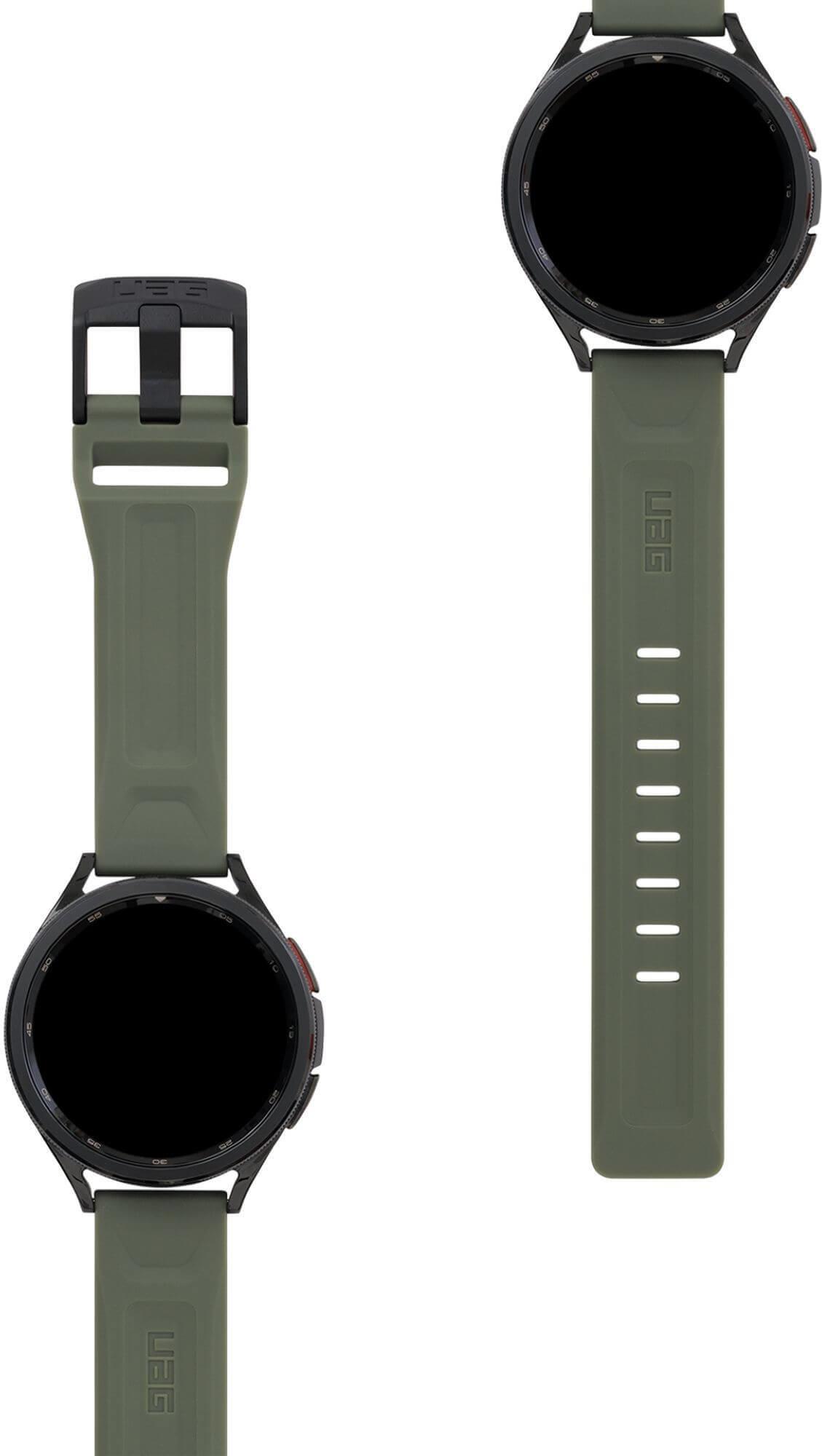 Image of Urban Armor Gear Universal Scout - Band - Smartwatch - Grün - Samsung - Designed to fit Galaxy Watch6 40mm and 44mm - Galaxy Watch6 Classic 43mm and 47mm - Galaxy Watch5... - Silikon (294404117245)