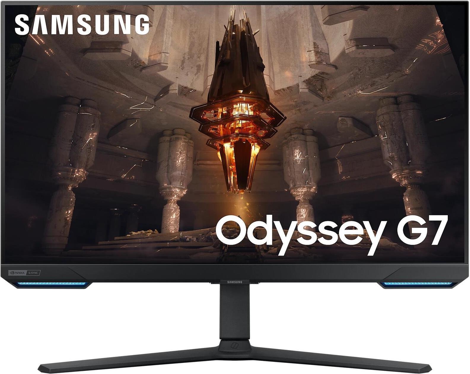 Image of Samsung Odyssey G7 81,30cm (32) 81,3 cm (32 ) 3840 x 2160 Pixel 4K Ultra HD LED Schwarz (LS32BG700EUXEN)