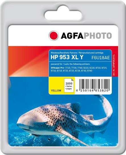 Image of AgfaPhoto - Gelb - kompatibel - wiederaufbereitet - Tintenpatrone - für HP Officejet Pro 77XX, 82XX, 87XX