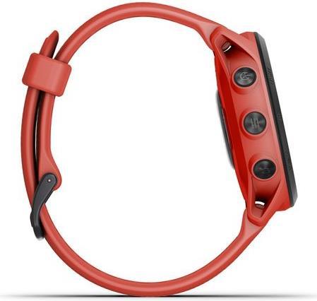 Image of Garmin Forerunner 745 - Magma Red - Sportuhr mit Band - Silikon - Magma Red - Handgelenkgröße: 126-216 mm - Anzeige 3.04 cm (1.2) - Bluetooth, Wi-Fi, NFC, ANT+ - 47 g