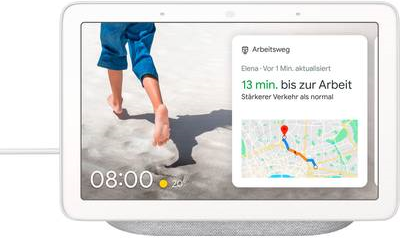Image of Google Nest Hub Smart Display mit Sprachsteuerung Kreide (GA00516-EU)
